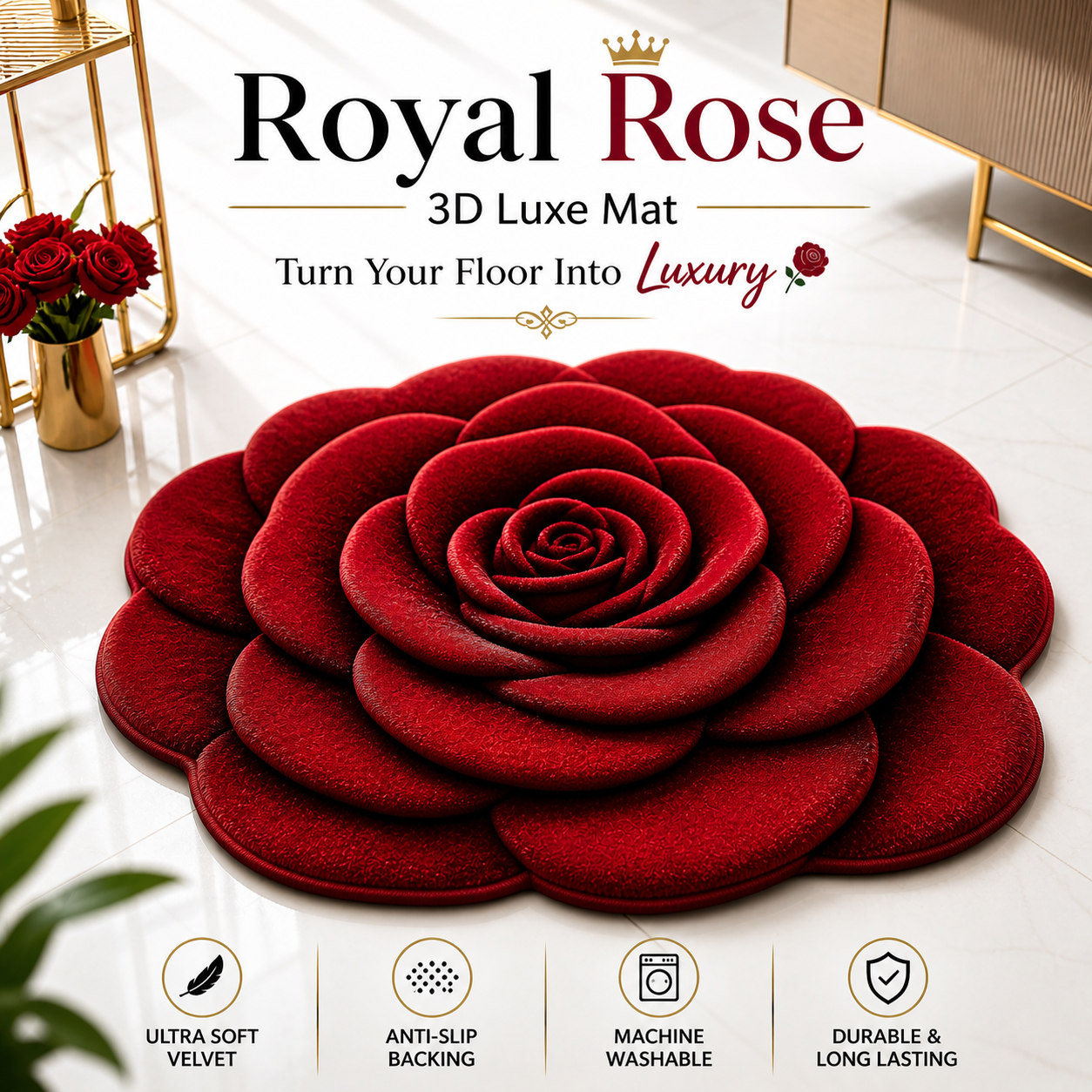 Royal Rose 3D Luxe Mat