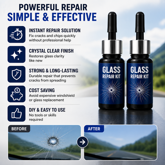 Premium Glass Repair Kit – Pack of 2